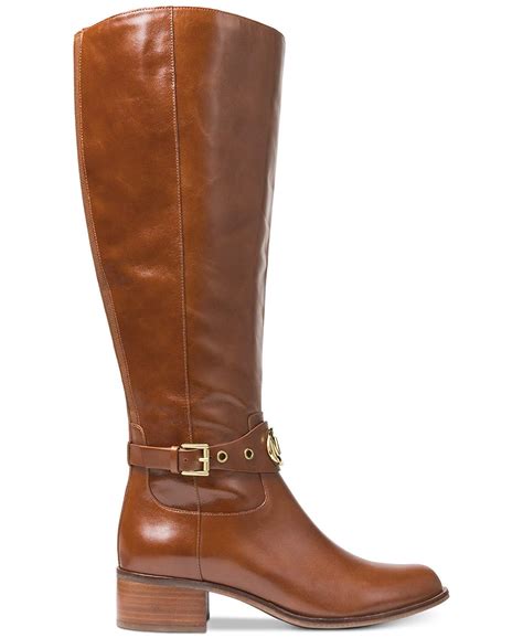 michael michael kors women's heather boot dark caramel|Michael Michael Kors Heather Boot Wide Calf Dark Caramel (7).